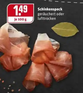 REWE Kaufpark Schinkenspeck 100g Angebot