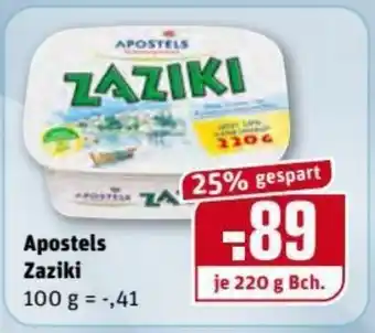 REWE Kaufpark Apostels Zaziki 220g Becher Angebot