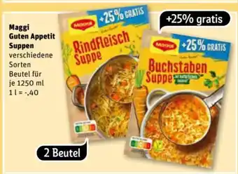 REWE Kaufpark Maggi Guten Appetit Suppen Angebot