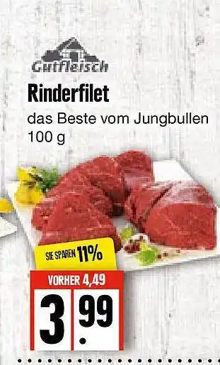 Edeka Frischemarkt Rinderfilet Angebot