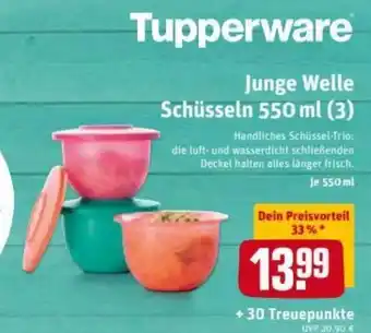 REWE Kaufpark Junge Welle Schüsseln 550ml Angebot