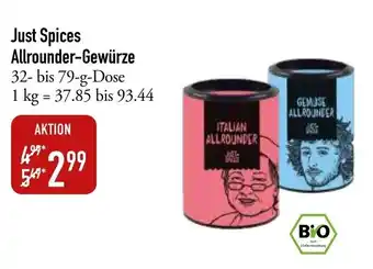 Galeria Markthalle Just Spices Allrounder-Gewürze 32-79g Angebot