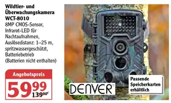 Globus Denver Wildtier und überwachungskamera WCT 8010 Angebot