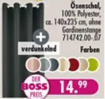 Möbel Boss Ösenschal Angebot