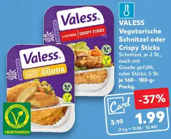 Kaufland VALESS Vegetarische Schnitzel oder Crispy Sticks 160-180 g Packg. Angebot