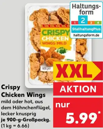 Kaufland Crispy Chicken Wings 900-g-Großpackg. Angebot