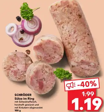 Kaufland SCHRÖDER Sülze im Ring 100 g Angebot