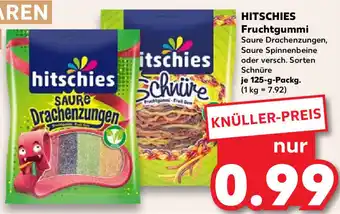 Kaufland HITSCHIES Fruchtgummi 125 g Packg. Angebot