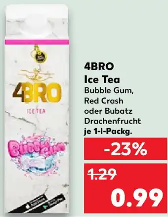 Kaufland 4BRO Ice Tea 1-l-Packg. Angebot