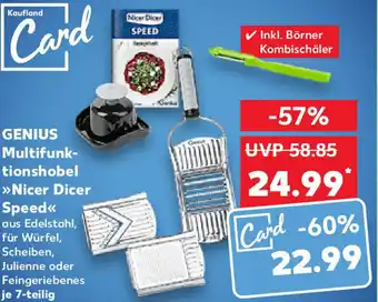 Kaufland GENIUS Multifunktionshobel >>Nicer Dicer Speed<< Angebot