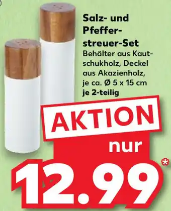 Kaufland Bergner Salz- und Pfefferstreuer Set 2-teilig Angebot