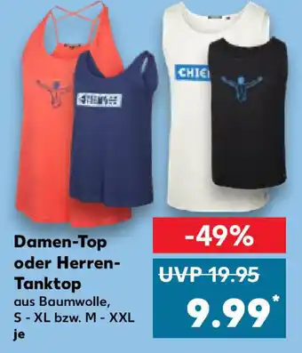 Kaufland Chiemsee Damen-Top oder Herren-Tanktop Angebot