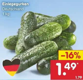 Netto Marken-Discount Einlegegurken 1 kg Angebot