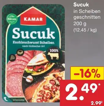 Netto Marken-Discount Sucuk in Scheiben geschnitten 200 g Angebot