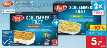 Netto Marken-Discount Sea GOLD Schlemmerfilet 2x400 g Angebot