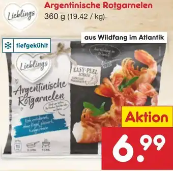 Netto Marken-Discount Lieblings Argentinische Rolgarnelen 360 g Angebot