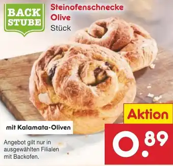 Netto Marken-Discount Steinofenschnecke Olive Angebot