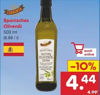 Netto Marken-Discount Las CUARENTA Spanisches Olivenöl 500 ml Angebot