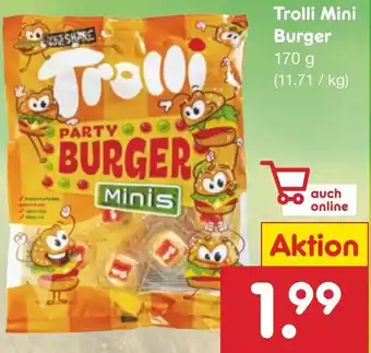 Netto Marken-Discount Trolli Mini Burger 170 g Angebot