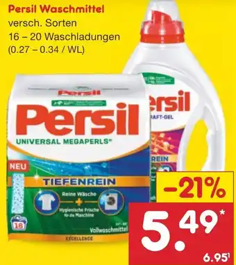 Netto Marken-Discount Persil Waschmittel 16-20 Waschladungen Angebot