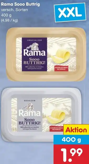 Netto Marken-Discount Rama Sooo Buttrig 400 g Angebot