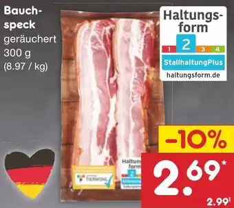 Netto Marken-Discount Bauchspeck 300 g Angebot