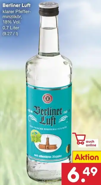 Netto Marken-Discount Berliner Luft 0,7 Liter Angebot