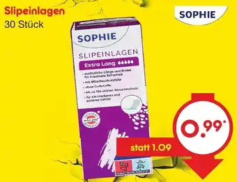 Netto Marken-Discount SOPHIE Slipeinlagen 30 Stück Angebot