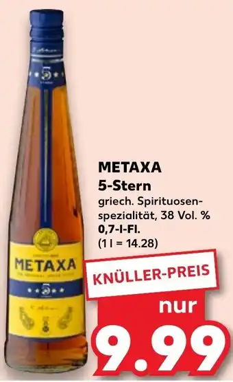 Kaufland METAXA 5-Stern 0,7 L-Fl. Angebot