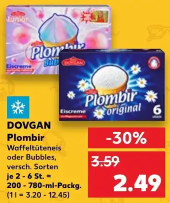 Kaufland DOVGAN Plombir 200 - 780-ml-Packg. Angebot