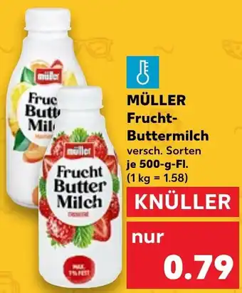 Kaufland MÜLLER Frucht Buttermilch 500 g Fl. Angebot