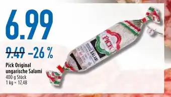 diska Pick Original ungarische Salami 400 g Stück Angebot