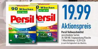 diska Persil Vollwaschmittel 76-100 WL Tragepackung/Flasche Angebot