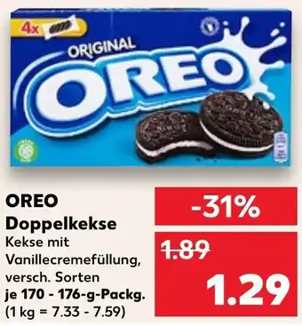 Kaufland OREO Doppelkekse 170-176 g Packg. Angebot