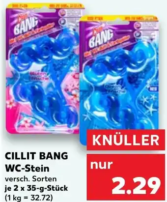 Kaufland CILLIT BANG WC-Stein 2 x 35-g-Stück Angebot