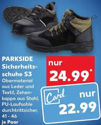 Kaufland PARKSIDE Sicherheitsschuhe S3 Angebot