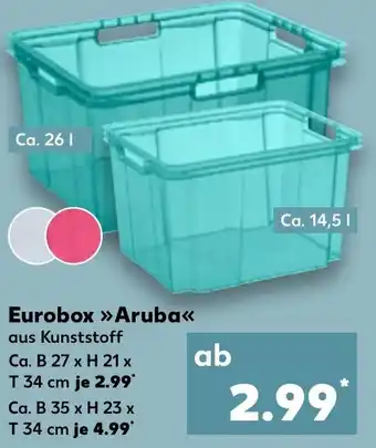 Kaufland Eurobox ,,Aruba" Angebot