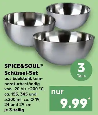 Kaufland SPICE&SOULⓇ Schüssel-Set 3-teilig Angebot