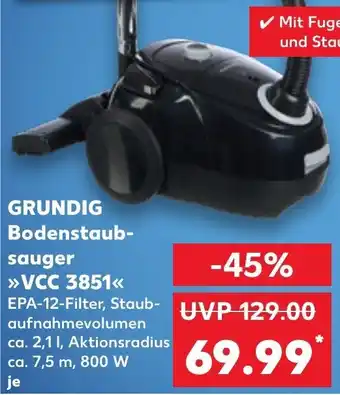 Kaufland GRUNDIG Bodenstaubsauger ,,VCC 3851" Angebot