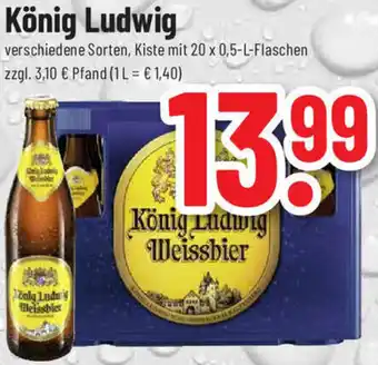 trinkgut König Ludwig 20x0,5 L Flaschen Angebot