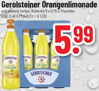 trinkgut Gerolsteiner Orangenlimonade 6x0,75 L Flaschen Angebot