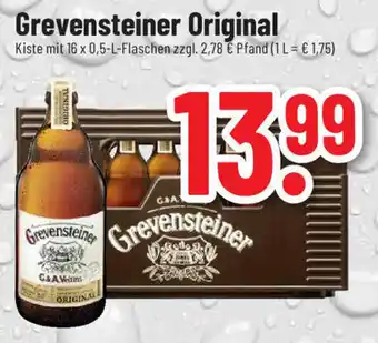 trinkgut Grevensteiner Original 16x0,5 L Flaschen Angebot