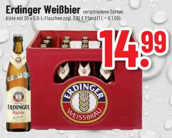 trinkgut Erdinger Weißbier 20x0,5 L Flaschen Angebot