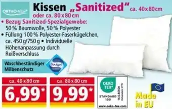 Norma ORTHO-Vital Kissen ,,Sanitized" ca. 40x80cm Angebot