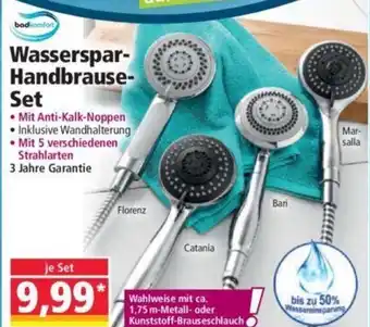 Norma badkomfort Wasserspar-Handbrause-Set Angebot