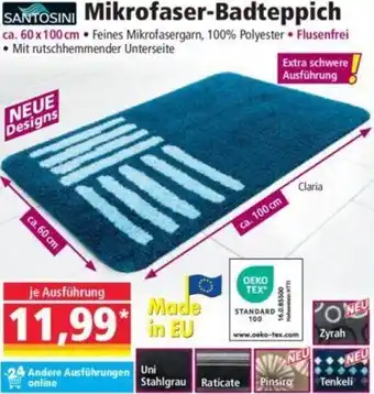 Norma SANTOSINI Mikrofaser-Badteppich Angebot