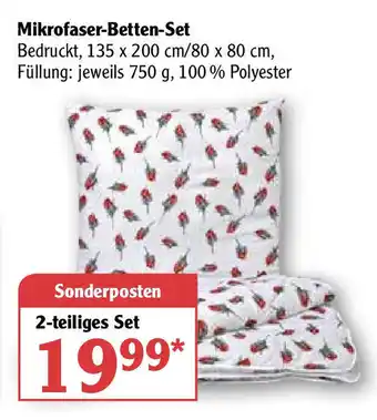 Globus Mikrofaser Betten Set Angebot