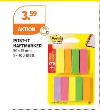 Müller POST-IT HAFTMARKER 50 x 15 mm 9x 100 Blatt Angebot