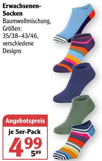 Globus Erwachsenen Socken Angebot