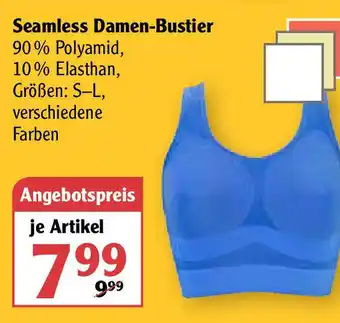 Globus Seamless Damen Bustier Angebot